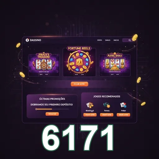 Ilustração de Explore Slots Rápidos e Live Gaming na 6171