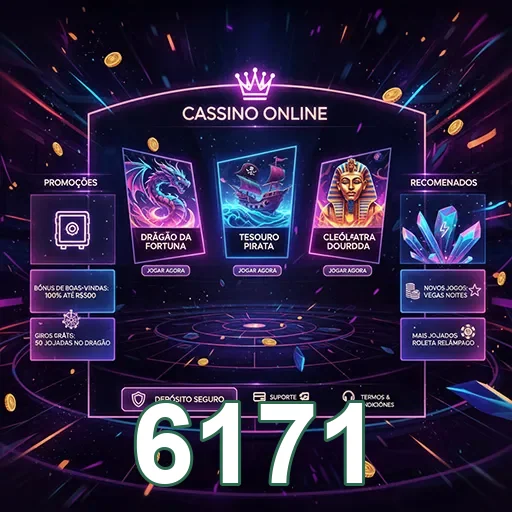 Ilustração de Explore a Plataforma de Jogos 6171 com Segurança Avançada